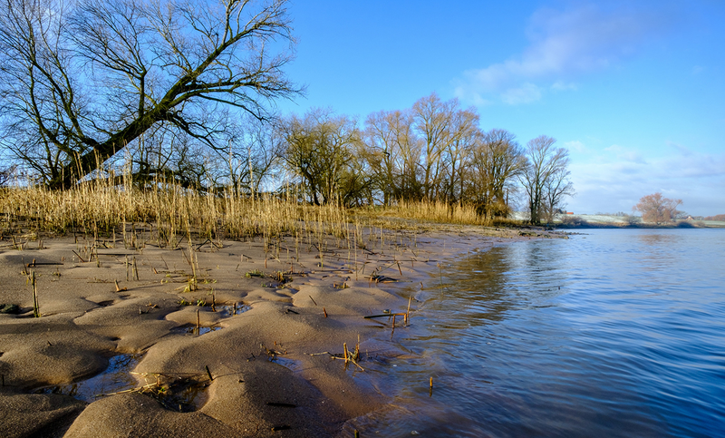 Las orillas del río Elba a su paso por Hamburgo. Foto: BUND Hamburg / Flickr